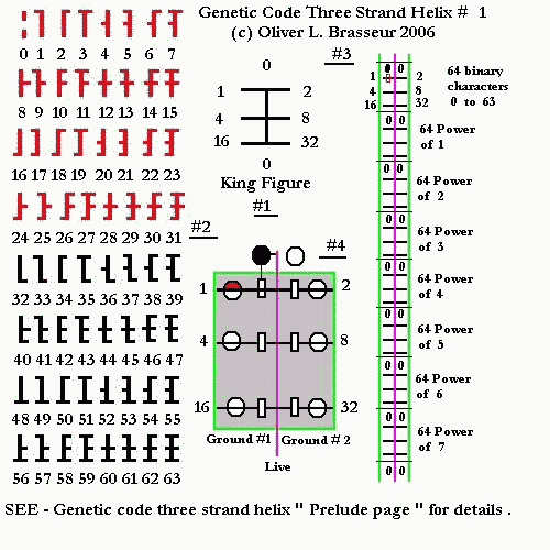 Genetic Code 3 Strand Helix pg#1