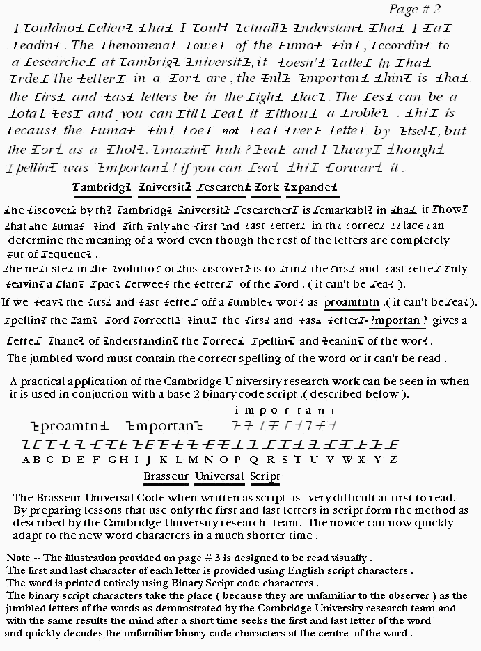 Mixed Code Page #2