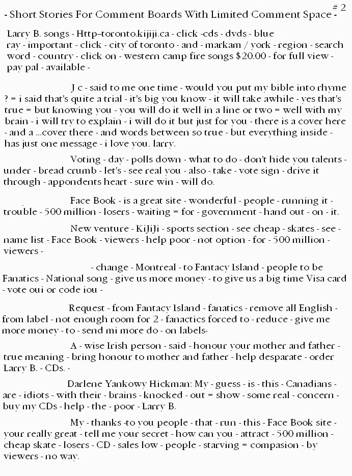 short story #2